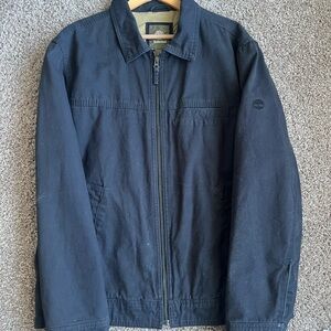 Timberland men’s large bomber jacket blue